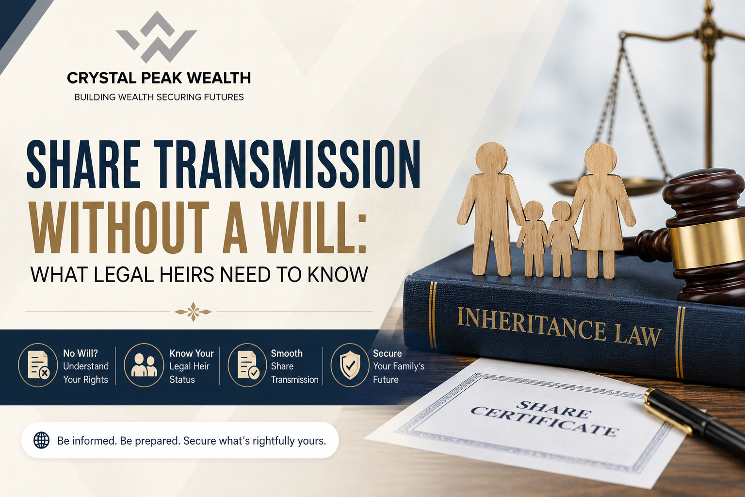 share transmission without will