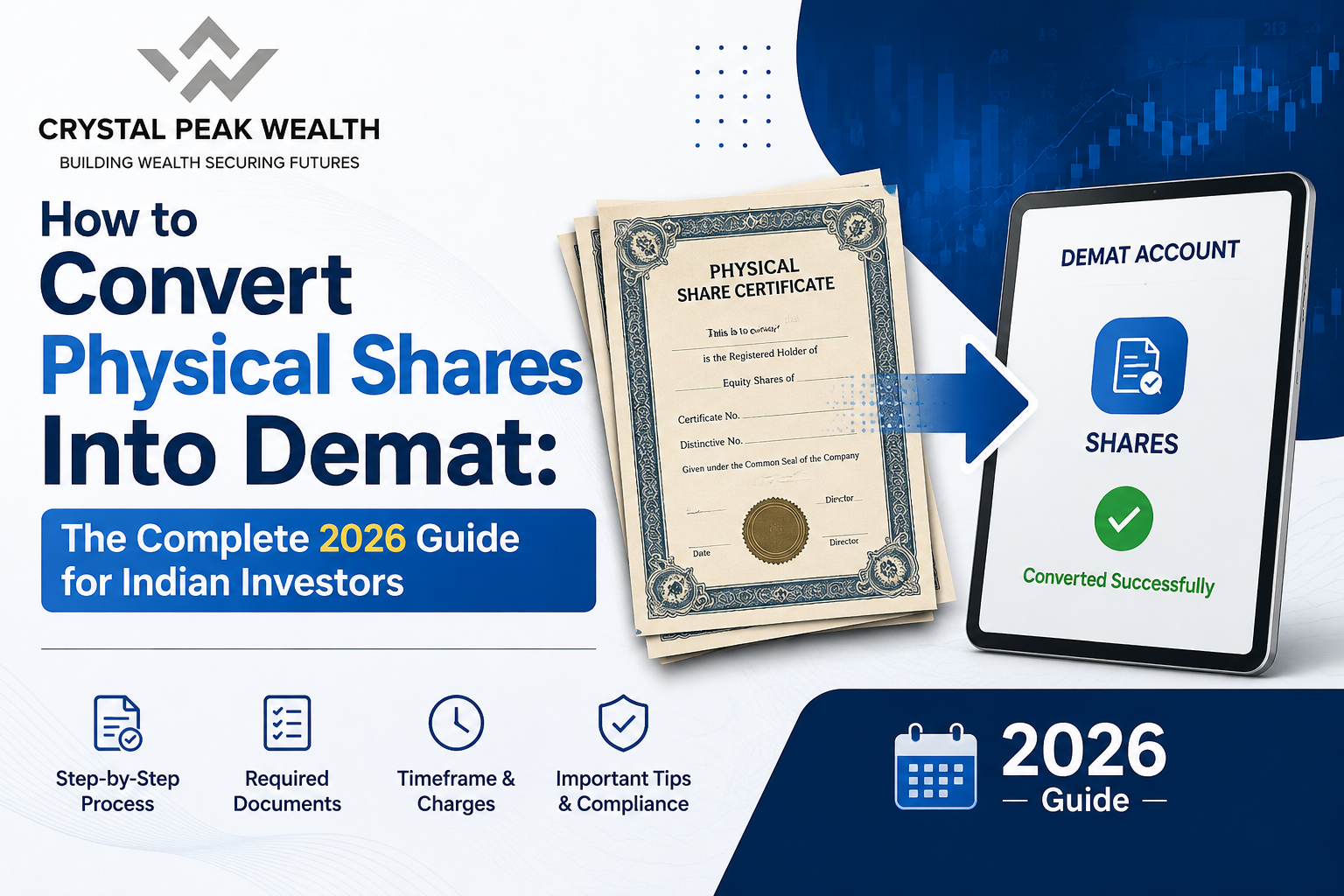 how to convert physical shares into demat