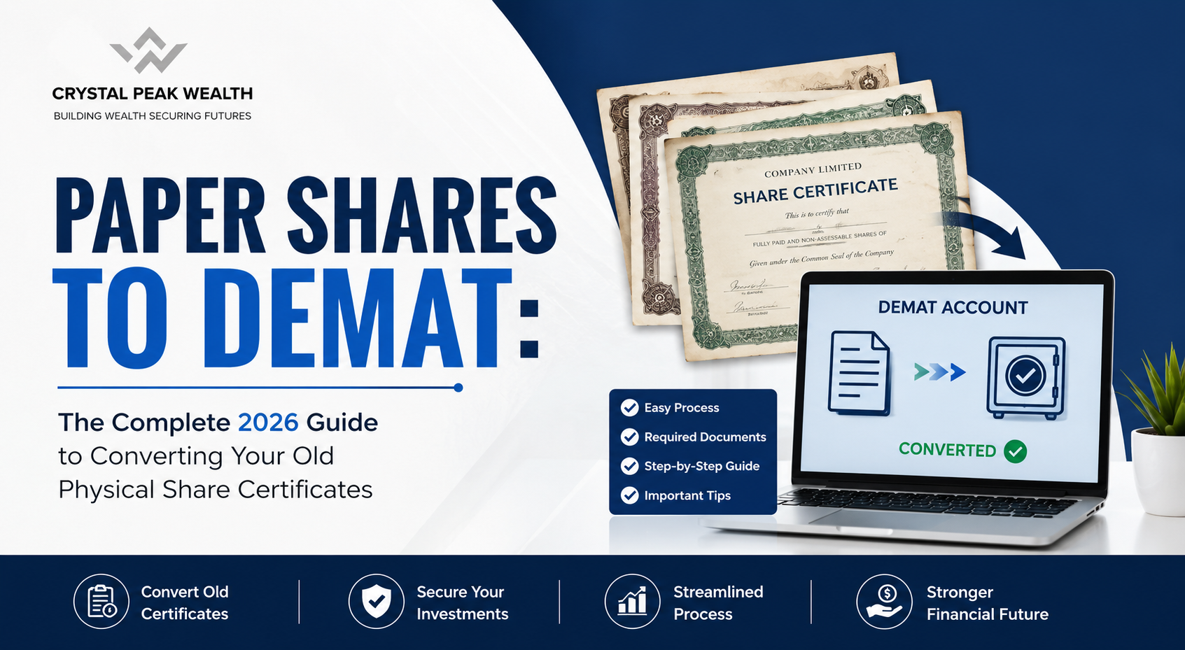 paper shares to demat