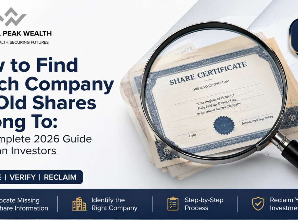 how to find which company my old shares belong to