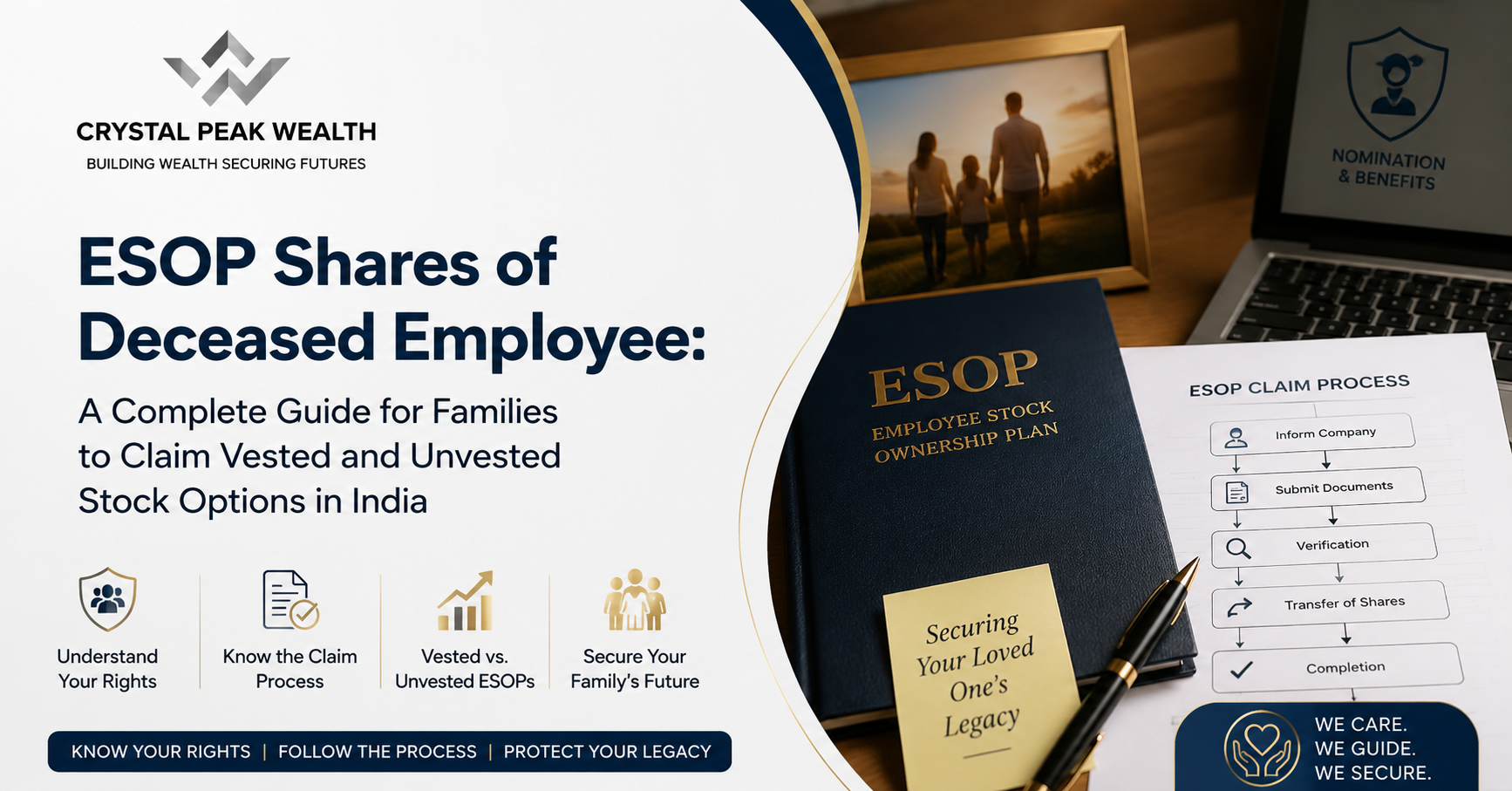 ESOP shares of deceased employee
