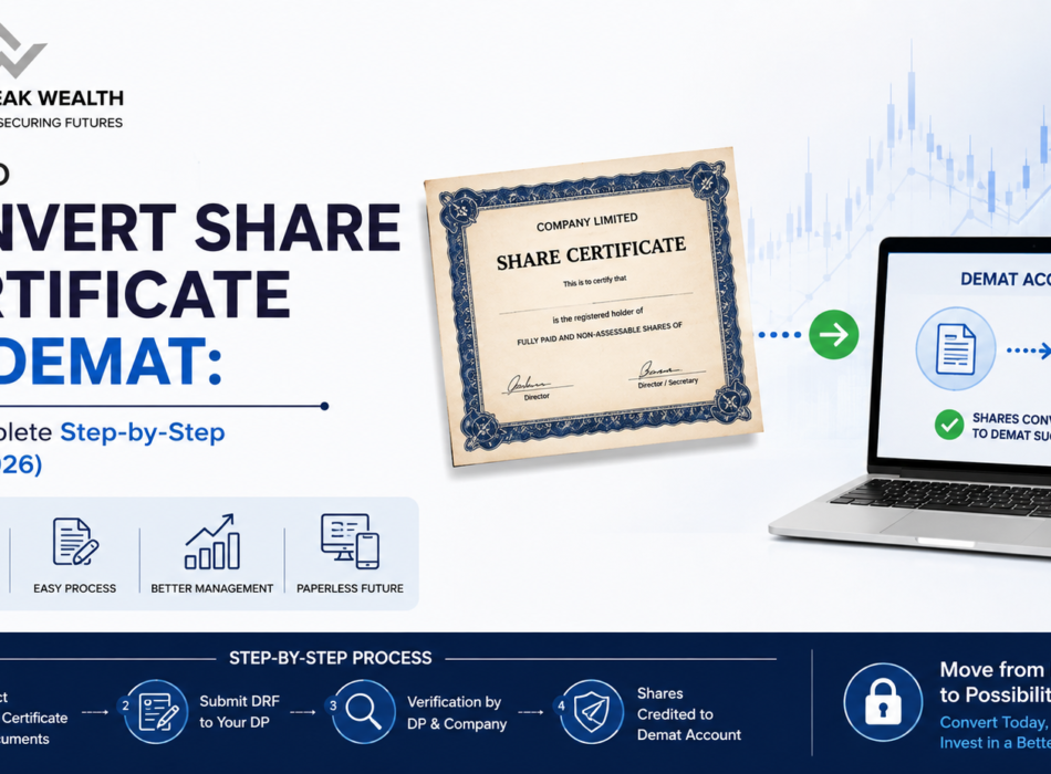 how to convert share certificate to demat