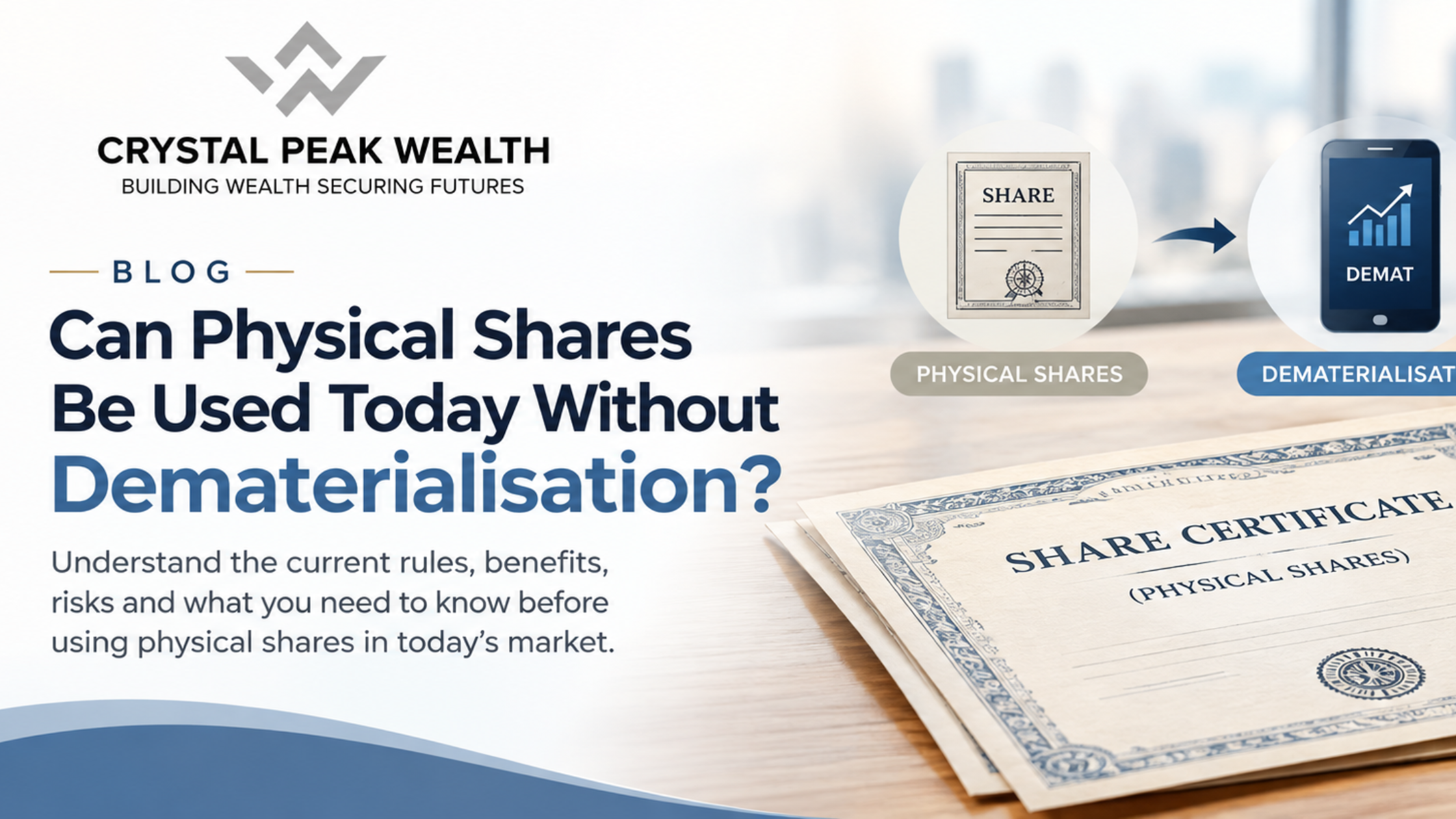 can physical shares be sold without demat