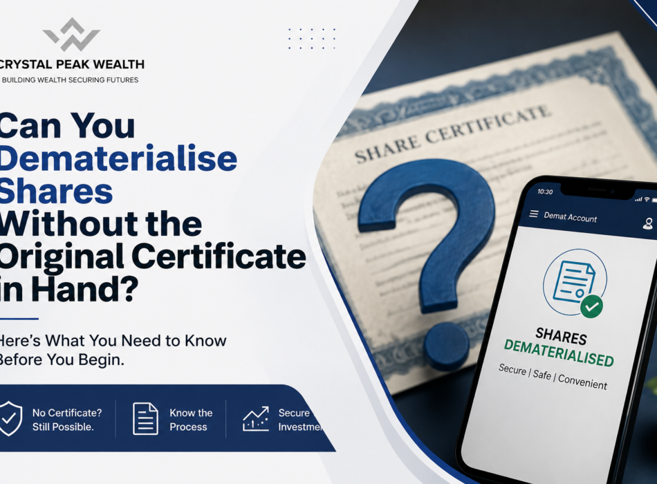 dematerialise shares without original certificate