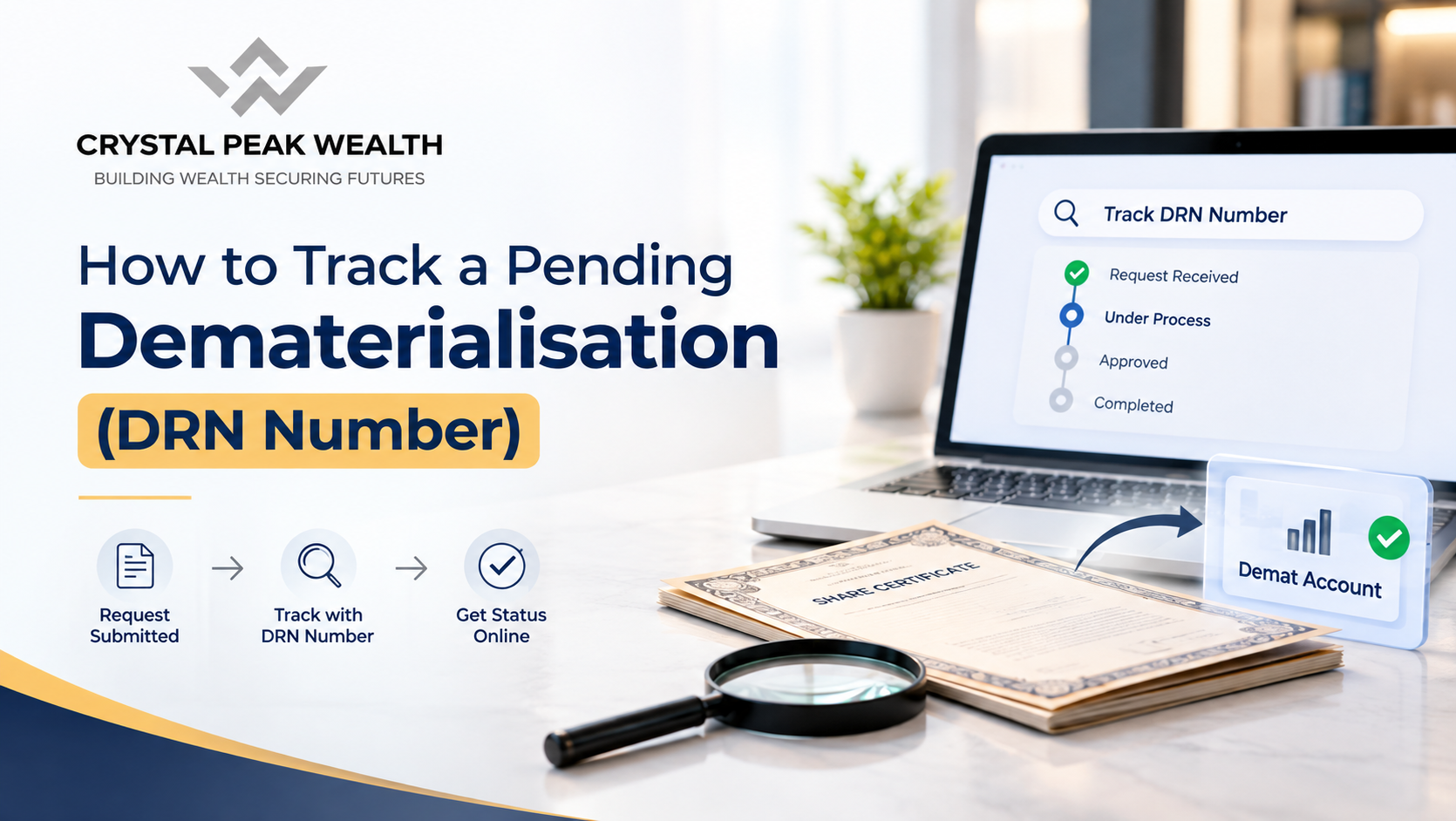 how to check dematerialisation status