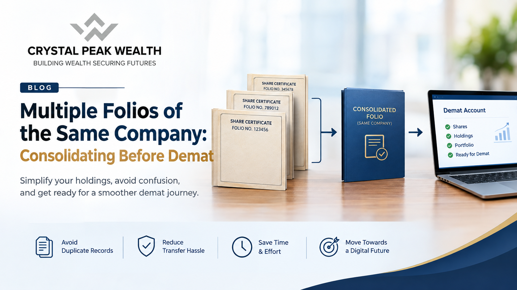 consolidate multiple folios
