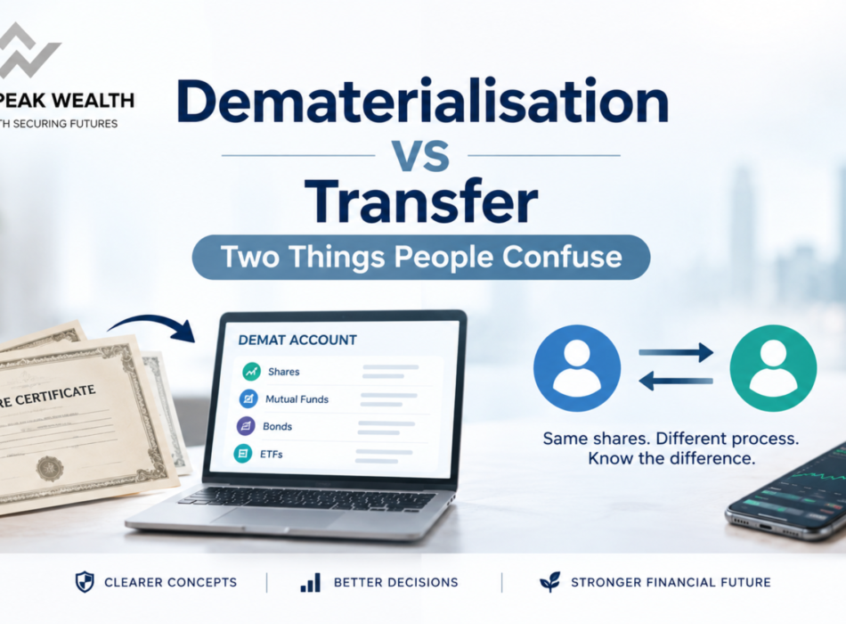 dematerialisation vs transfer of shares