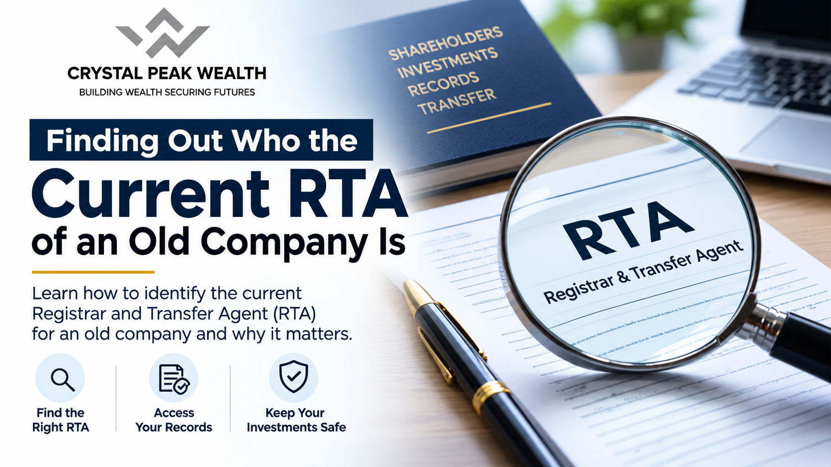 how to find rta of a company