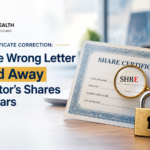 Share Certificate Correction